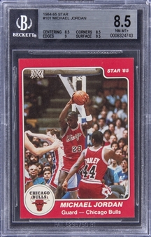 1984/85 Star #101 Michael Jordan Rookie Card – BGS NM-MT+ 8.5